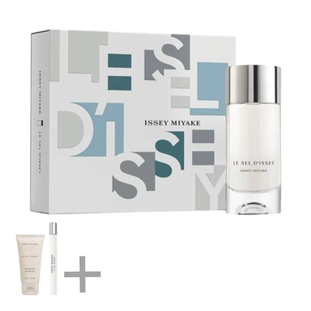 ISSEY MIYAKE 3PCS FOR MEN - LE SEL D’ISSEY EDT 100ML + SHOWER GEL 50ML + LE SEL D’ISSEY EDT 10ML